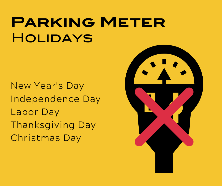 parking meter holidays